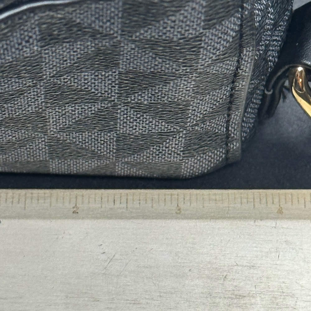 Classic Triangle Checkered Mini Backpack - Picture 9 of 12